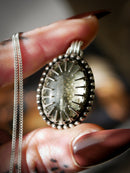 L'Esprit des Douves - Collier en argent et améthyste verte (prasiolite)