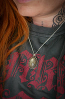 L'Esprit des Douves - Collier en argent et améthyste verte (prasiolite)