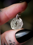 The Shepherd's Star - Collana bifacciale in diamante Herkimer e argento, stella coniata