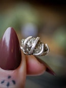 Il Tesoro del Troll - Collana realizzata con pepite di pirite grezza e argento