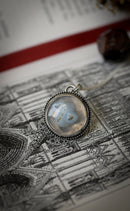 Ecclesia - Collana gotica in quarzo solare e argento