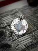 Ecclesia - Collana gotica in quarzo solare e argento