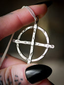 La Croix Solaire - Collier forgé en argent
