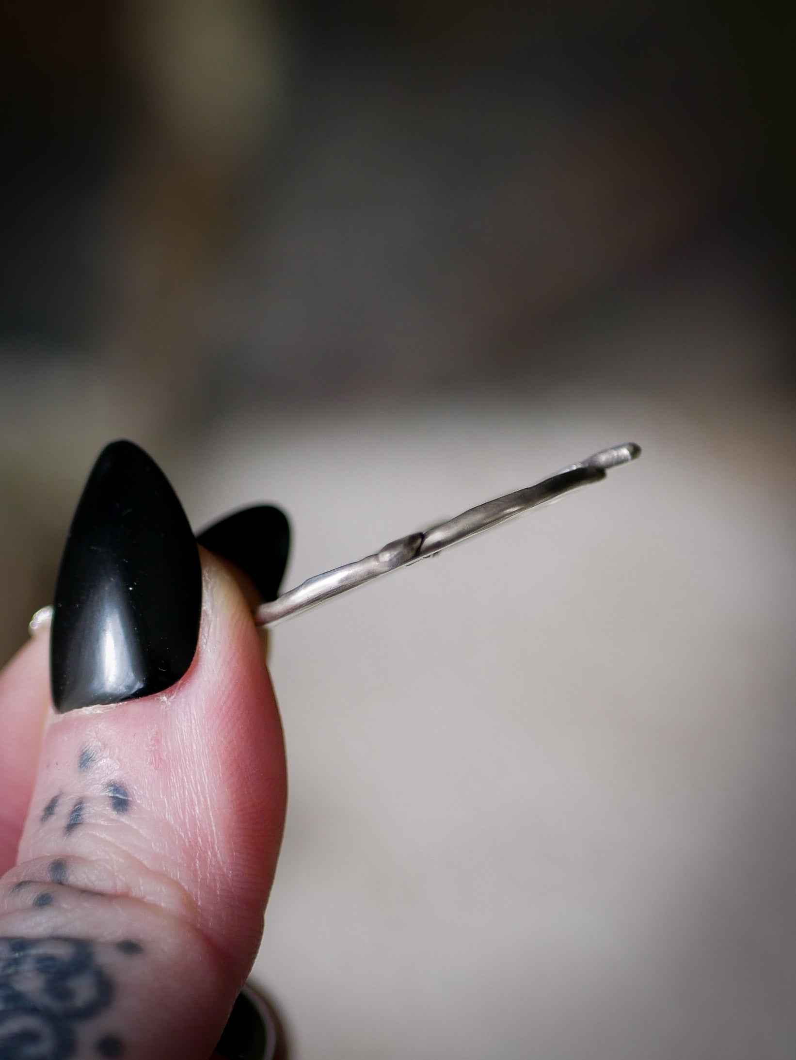 La Croix Solaire - Collier forgé en argent