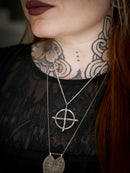 La Croix Solaire - Collier forgé en argent