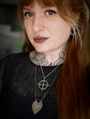 La Croix Solaire - Collier forgé en argent