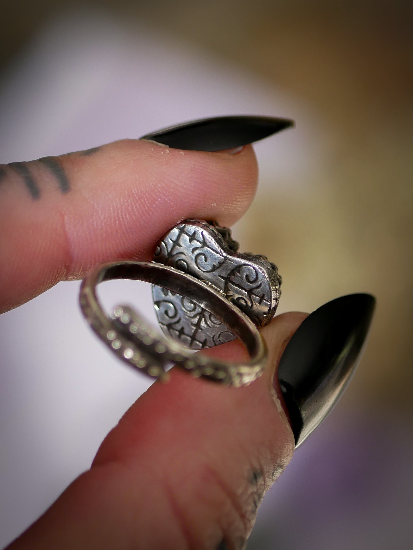 Vénus - Bague en nacre de Tahiti et argent