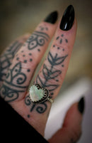 Vénus - Bague en nacre de Tahiti et argent