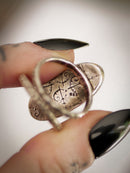 L'Atlantide - Bague en larimar et argent