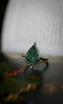 L'Esprit des Sous-Bois - Bague en malachite druse et argent