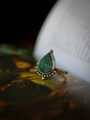 L'Esprit des Sous-Bois - Bague en malachite druse et argent