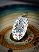 [Réservé] Hereticus - Pendentif en prehnite et argent