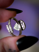 Le Trésor du Leprechaun - Bague en doublet d'opale Welo hydrophane et argent