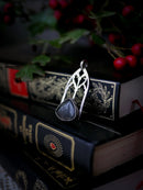 Le Coven - Collier gothique en nuumite et argent