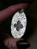 Hereticus - Pendentif en quartz rutile brun et argent