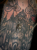 Hereticus - Pendentif en quartz rutile brun et argent