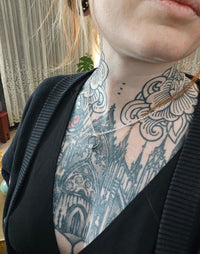 [Riservato] The Pendulum - Collana con pendolo in argento e diamanti Herkimer