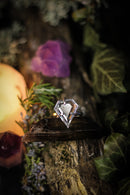 [Réservé] Déesse de Lumière - Bague solitaire en quartz clair (cristal de roche) et argent